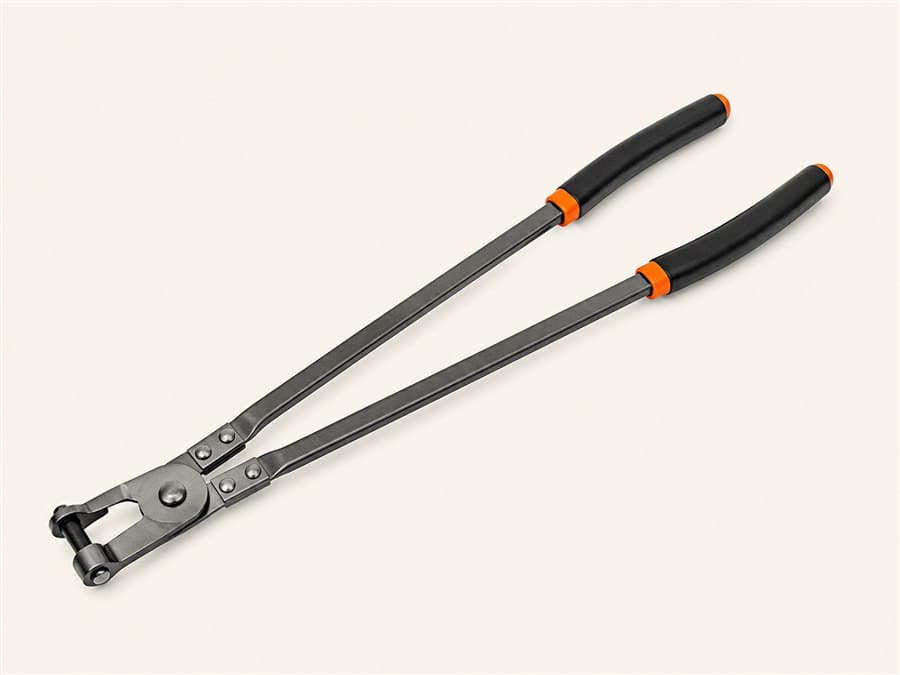 Representative AI image of generic long-reach hose-clamp pliers for Mac Tools LR1000; actual size and markings may differ